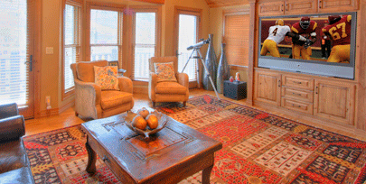 Family using computer