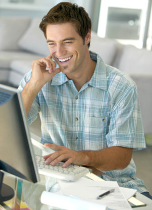 Man using COmputer